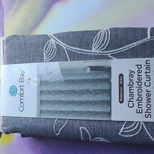 Gray Comfort Bay shower curtain